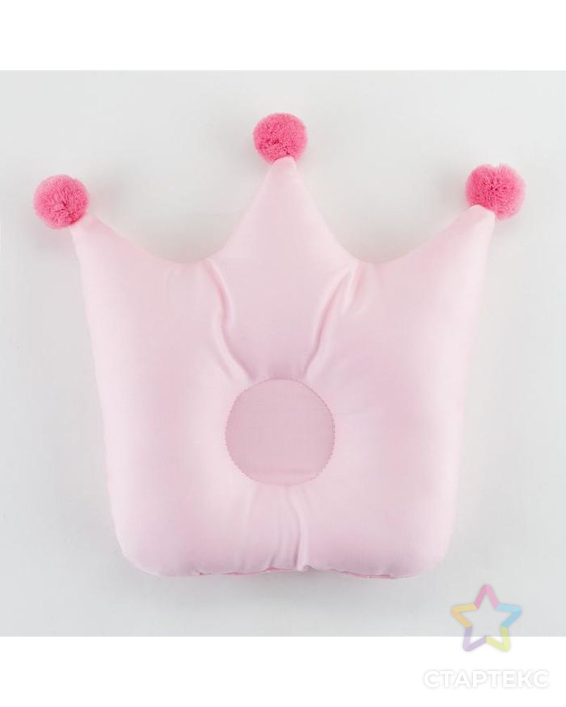 Подушка детская Крошка Я "Корона" 32х25 см, цв. розовый арт. СМЛ-36609-1-СМЛ0005054062 1