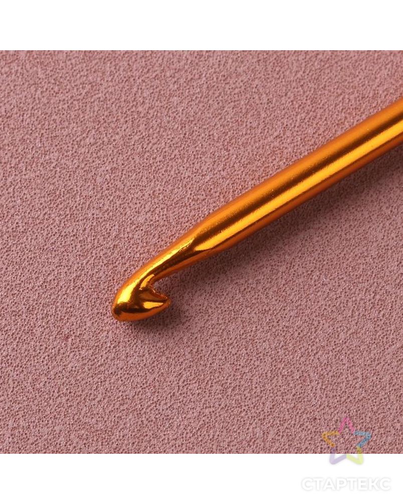 Крючок для вязания, двухсторонний, d=6/7 мм, 13см, цв.золотой арт. СМЛ-40469-2-СМЛ0005054431 2