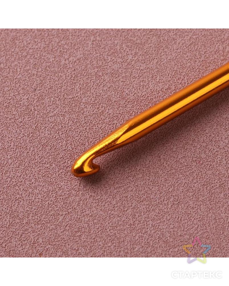 Крючок для вязания, двухсторонний, d=6/7 мм, 13см, цв.золотой арт. СМЛ-40469-2-СМЛ0005054431 3