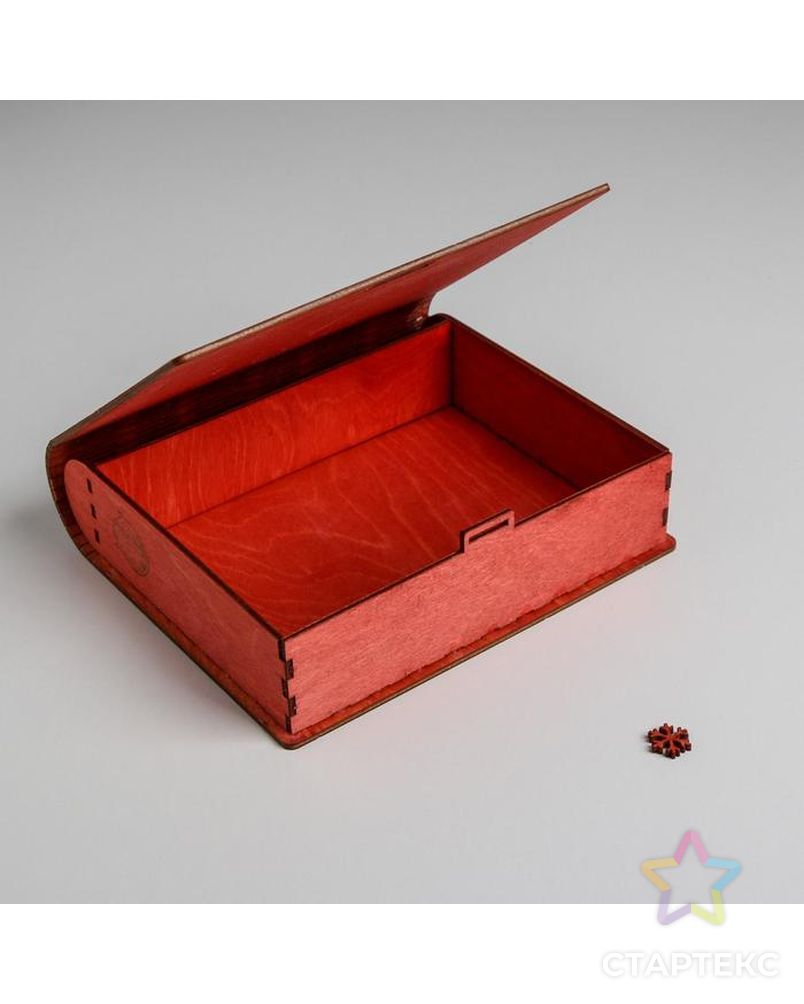Коробка-книга деревянная «Книга сказок», 23 × 16 × 7 см арт. СМЛ-92672-1-СМЛ0005054583 5