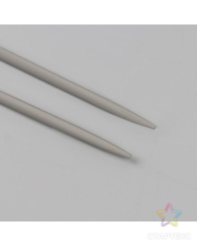 Спицы для вязания, круговые, с тефлоновым покрытием, с металлической леской, d = 3,5 мм, 14/80 см арт. СМЛ-101974-4-СМЛ0005058686 2