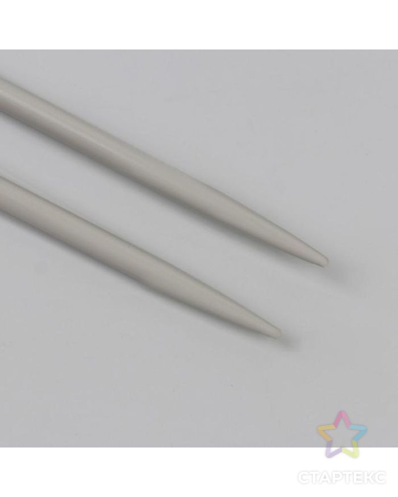 Спицы для вязания, круговые, с тефлоновым покрытием, с металлической леской, d = 3,5 мм, 14/80 см арт. СМЛ-101974-2-СМЛ0005058689 2