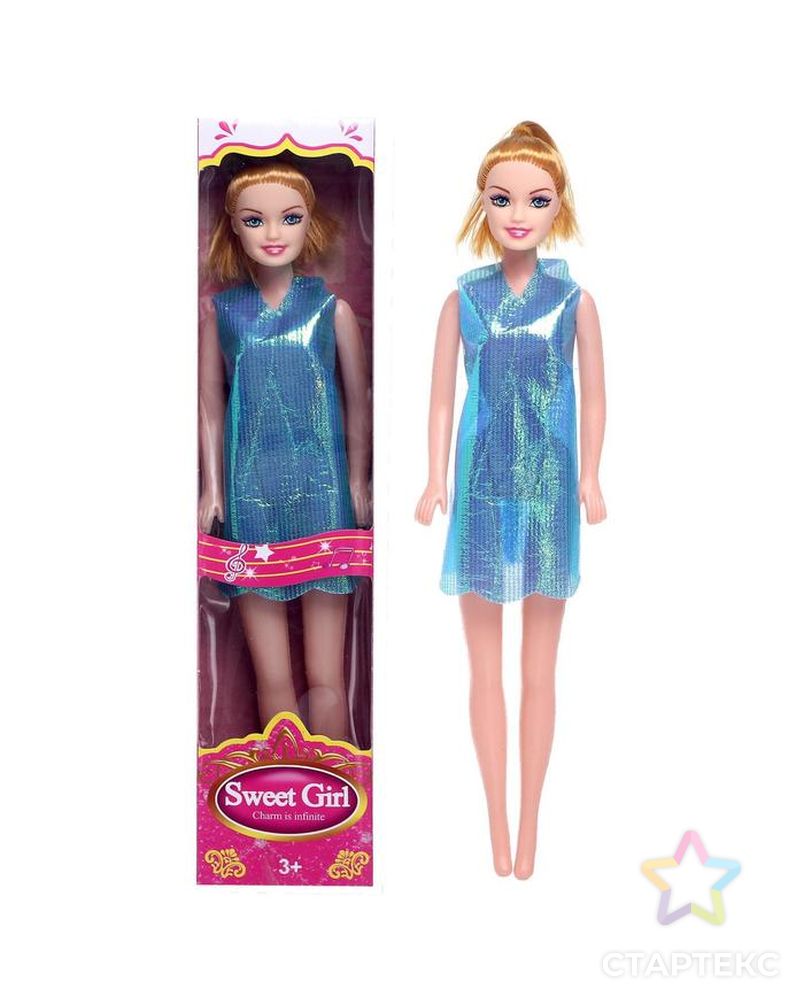 Кукла модель "Оля" в платье, МИКС арт. СМЛ-135983-1-СМЛ0005066292 1