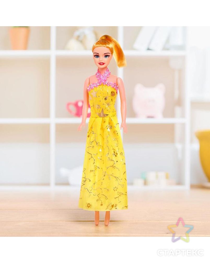 Кукла модель "Оля" в платье, МИКС арт. СМЛ-110663-1-СМЛ0005066294