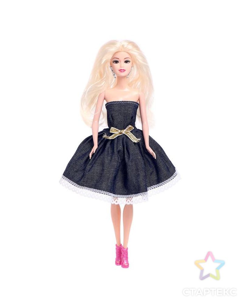 Кукла модель "Алла" в платье, с аксессуарами, МИКС арт. СМЛ-135989-1-СМЛ0005066309 2