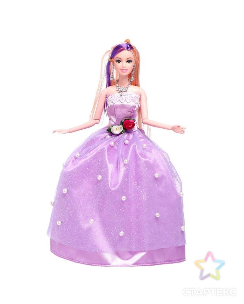 Кукла модель шарнирная "Анна" в платье, с аксессуарами, МИКС арт. СМЛ-135993-1-СМЛ0005066326 2