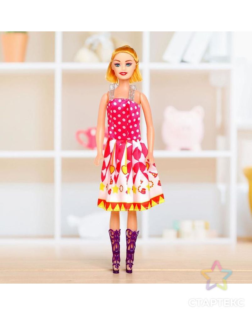 Кукла модель «Даша» в платье, МИКС арт. СМЛ-122296-1-СМЛ0005068596 4