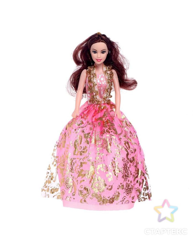 Кукла модель "Таня" в платье, с аксессуарами, МИКС арт. СМЛ-135999-1-СМЛ0005068604 4