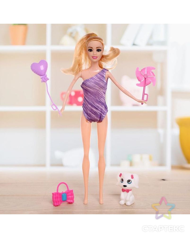 Кукла модель "Мира" в купальнике, с аксессуарами, МИКС арт. СМЛ-135693-1-СМЛ0005068613 1