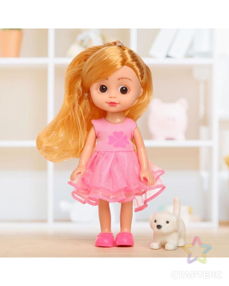 Кукла классическая "Маша" в платье, с аксессуарами арт. СМЛ-118995-1-СМЛ0005068620
