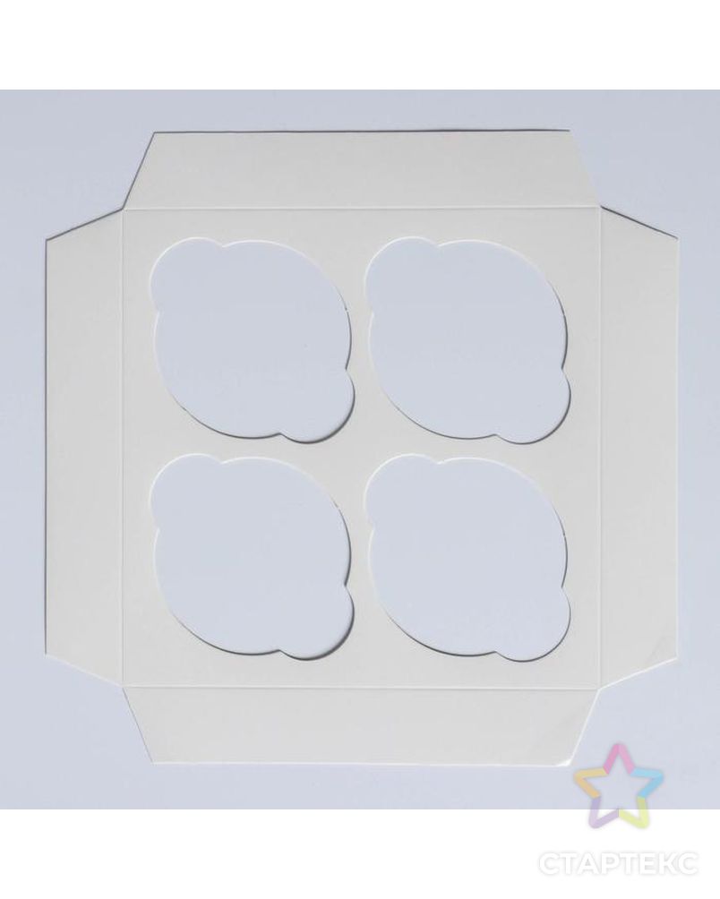 Коробка для капкейка «Любви», 16 × 16 × 10 см арт. СМЛ-107755-1-СМЛ0005080522