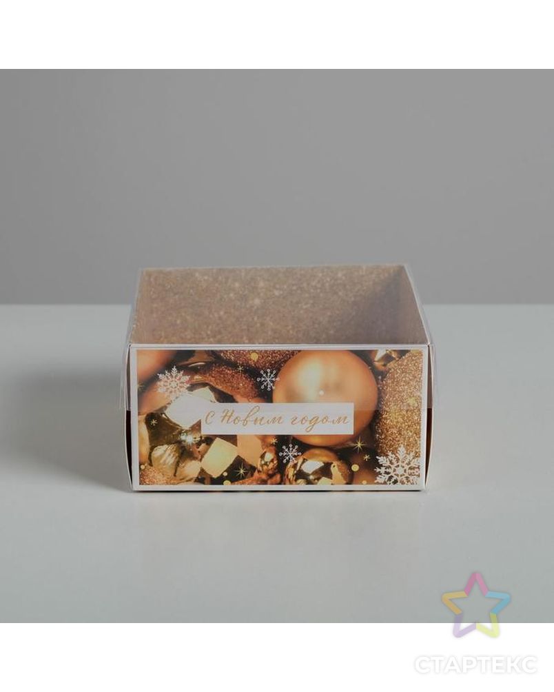 Коробка для кондитерских изделий с PVC крышкой «Волшебство!», 12 х 6 х 11,5 см арт. СМЛ-111793-1-СМЛ0005084111 2