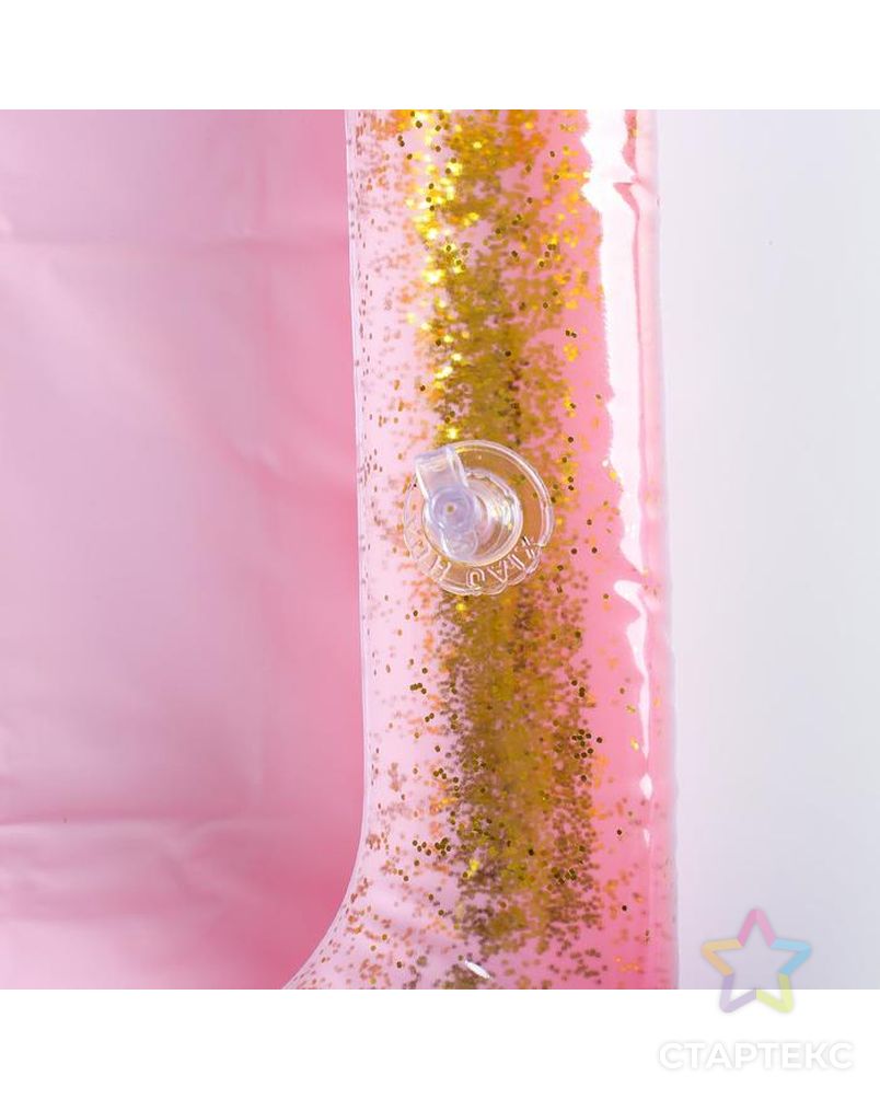 Надувная песочница с блёстками, 60х45 см, цвет розовый арт. СМЛ-122046-1-СМЛ0005088595 3