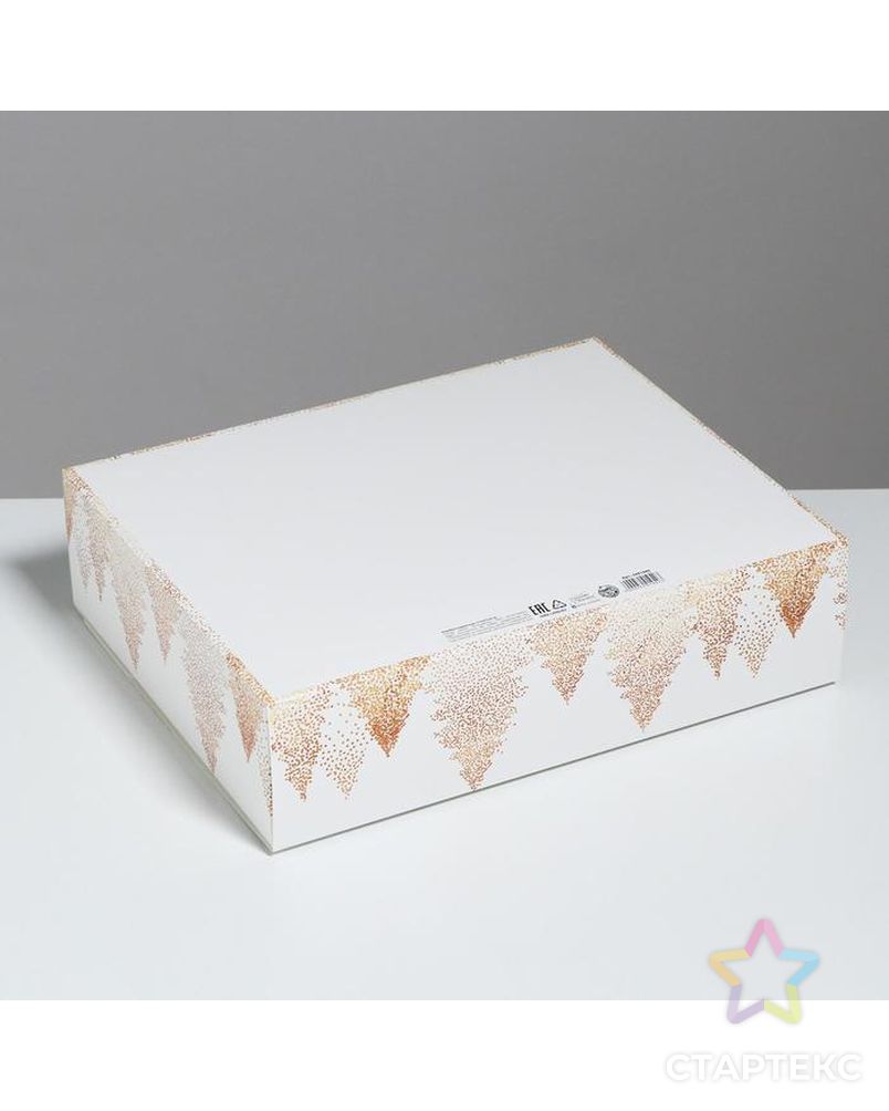 Складная коробка подарочная «Сказочного нового года», 31 × 24,5 × 9 см арт. СМЛ-91632-1-СМЛ0005091940 2