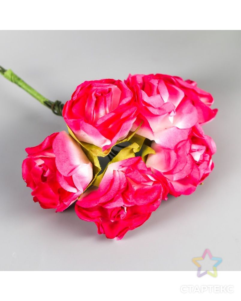 Декоративные цветы "Рукоделие" бумага, фиолетовый арт. СМЛ-127490-1-СМЛ0005094014
