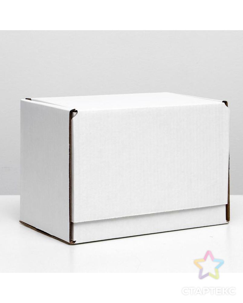 Коробка самосборная, белая, 26,5 х 16,5 х 19 см арт. СМЛ-86921-1-СМЛ0005094813 1