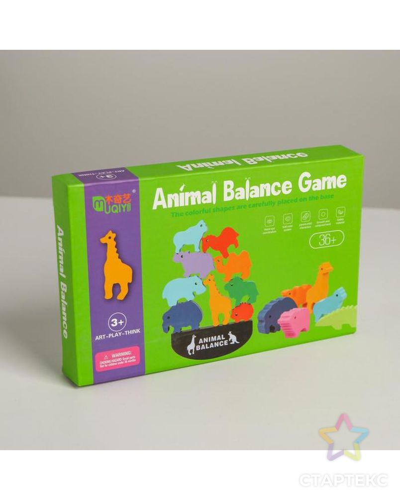 Развивающая игра балансир «Динозавры» 13×20,5×3 см арт. СМЛ-91017-1-СМЛ0005096148 4