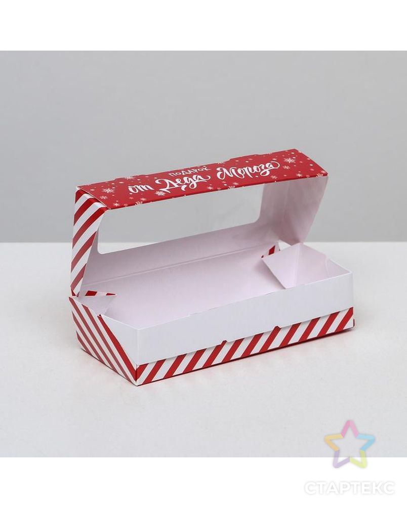 Коробка складная«От Деда Мороза», 20 × 20 × 4 см арт. СМЛ-101606-3-СМЛ0005097352 3