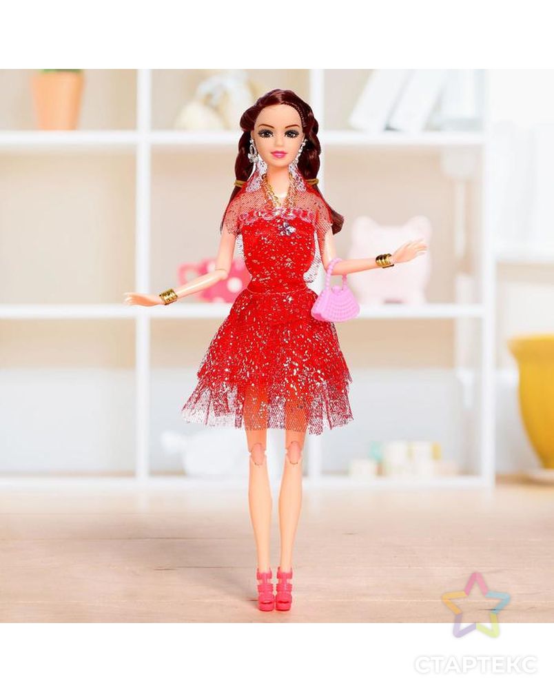 Кукла модель шарнирная "Алла" в платье, МИКС арт. СМЛ-128161-1-СМЛ0005099605 3