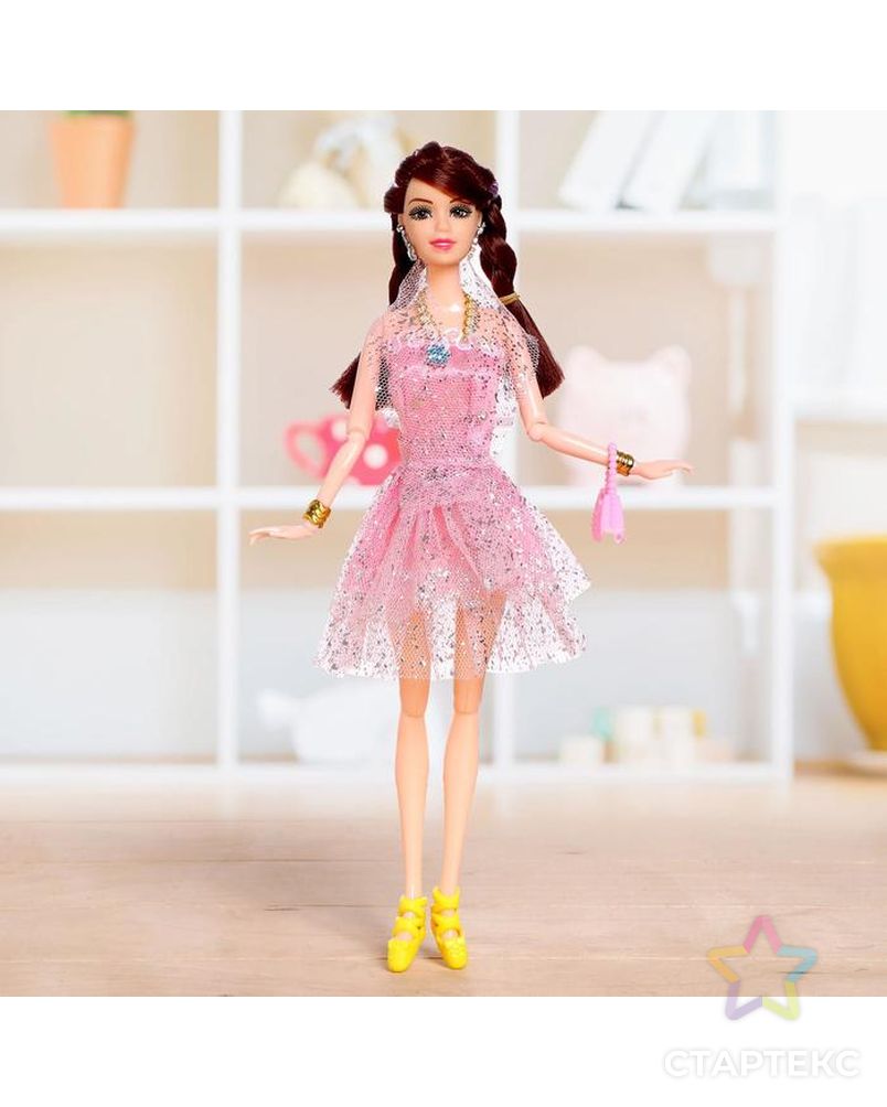 Кукла модель шарнирная "Алла" в платье, МИКС арт. СМЛ-128161-1-СМЛ0005099605 4