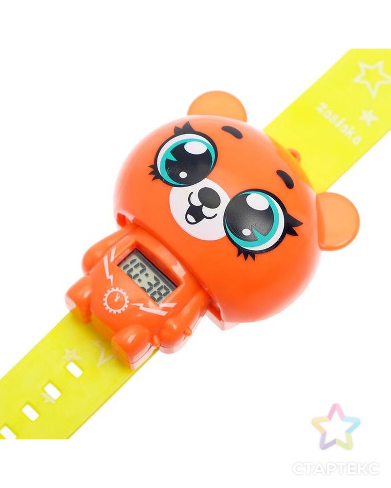 Электронные часы «Смелый мишка», цвет оранжевый арт. СМЛ-143782-1-СМЛ0005106498 3