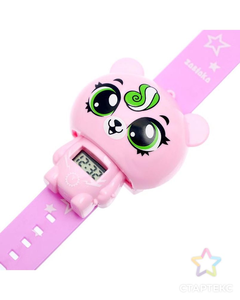Электронные часы «Кокетка», цвет розовый арт. СМЛ-143786-1-СМЛ0005106502 3