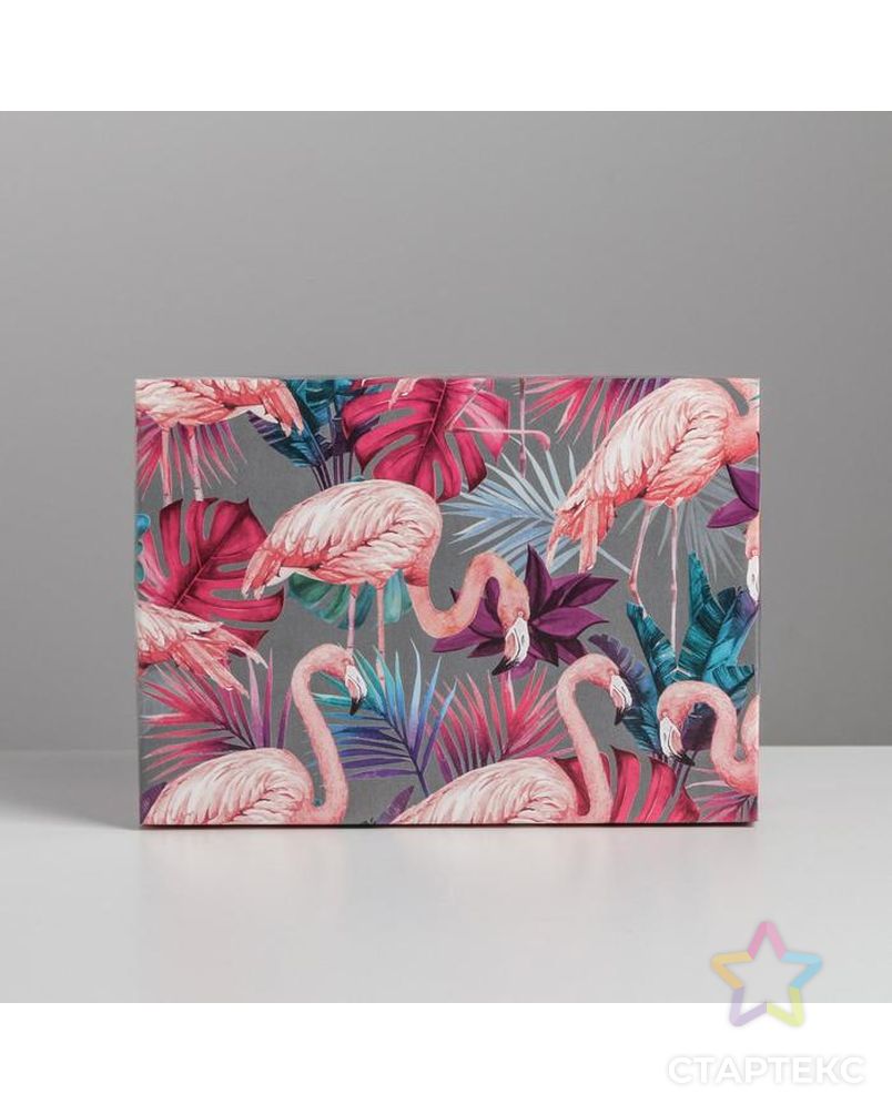 Коробка складная «Фламинго»,  21 × 15 × 7 см арт. СМЛ-89392-1-СМЛ0005111278 2