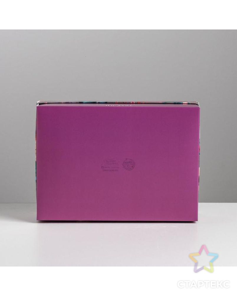 Коробка складная «Фламинго»,  21 × 15 × 7 см арт. СМЛ-89392-1-СМЛ0005111278 3