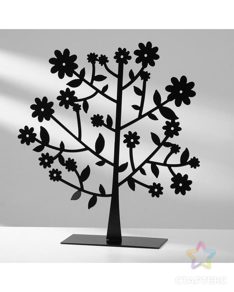 Подставка для украшений "Дерево", 19*5*20 см, цвет чёрный арт. СМЛ-130756-1-СМЛ0005111745 2
