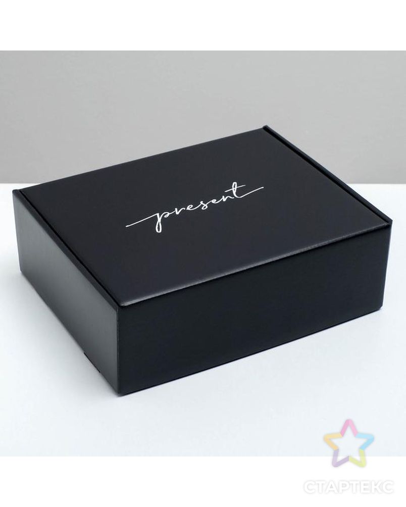 Коробка двухсторонняя складная Present, 27 × 21 × 9 см арт. СМЛ-89597-1-СМЛ0005112870 1