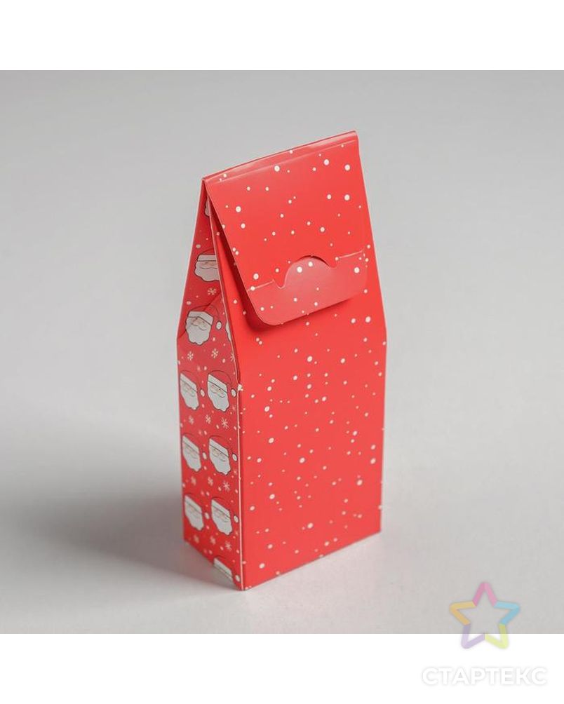 Коробка складная «Счастливого Нового Года», 6 × 14,5 × 3,5 см арт. СМЛ-91805-1-СМЛ0005115605 2