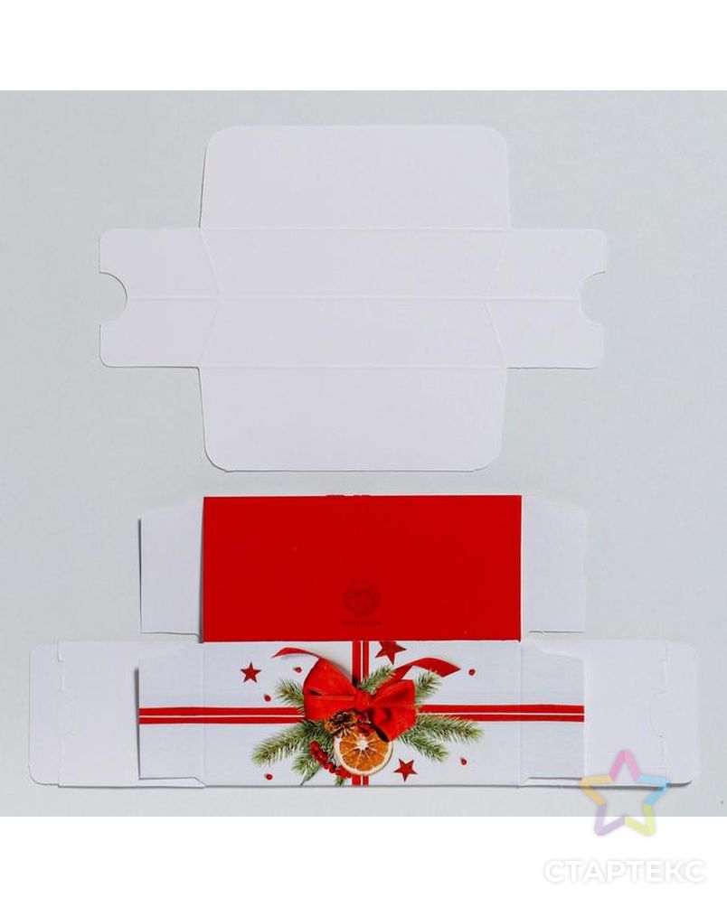 Коробочка для макарун «Подарок»  12 х 5,5 х 5,5 см. арт. СМЛ-91284-1-СМЛ0005118118 4