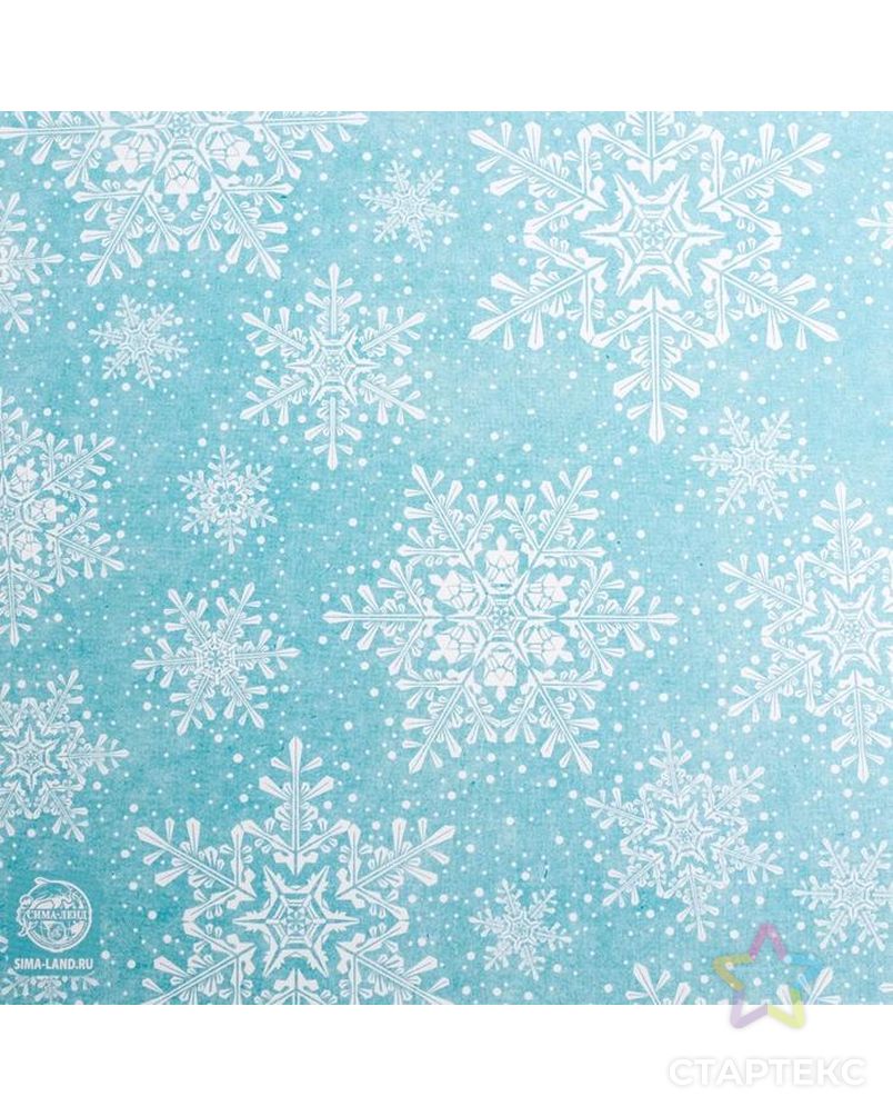Коробка для кондитерских изделий с PVC крышкой Let it snow, 21 × 21 × 3 см арт. СМЛ-92404-1-СМЛ0005128742 6