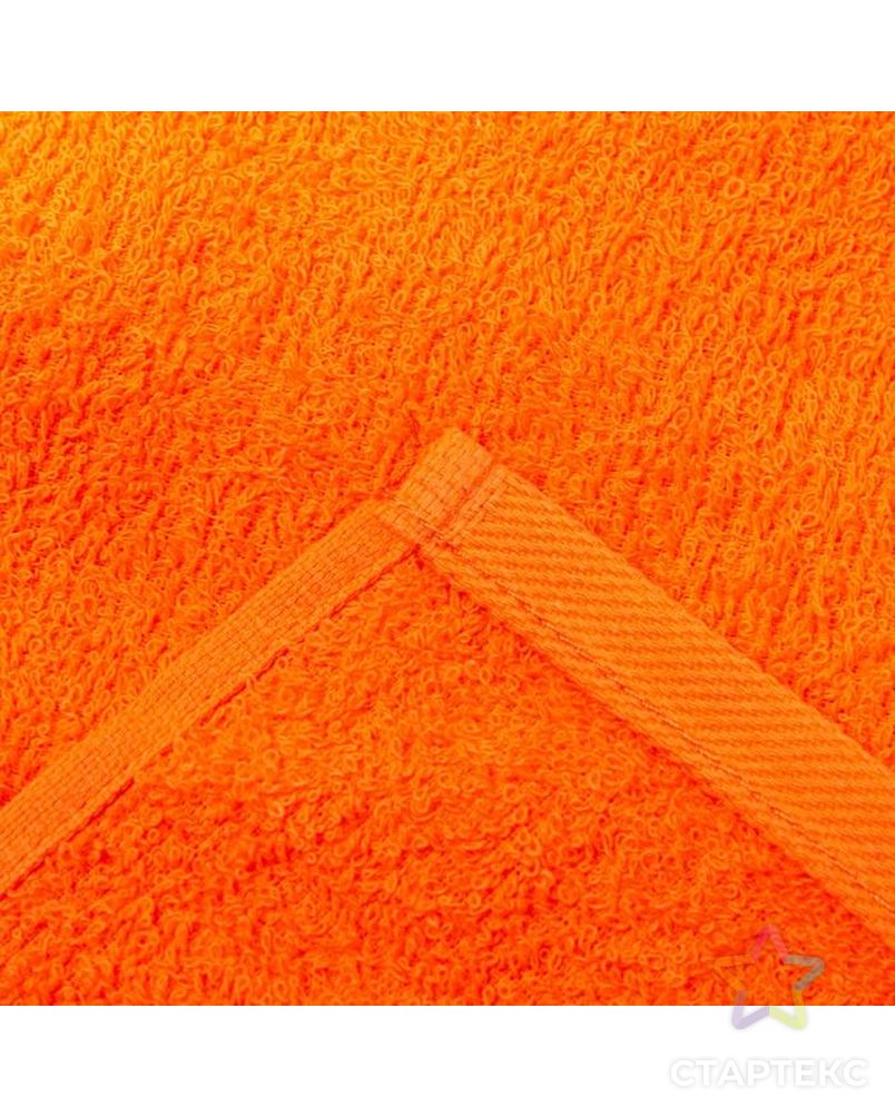 Полотенце махровое Экономь и Я 50х90 см, цв. ярко-оранжевый, 100% хлопок арт. СМЛ-38682-1-СМЛ0005135590 3