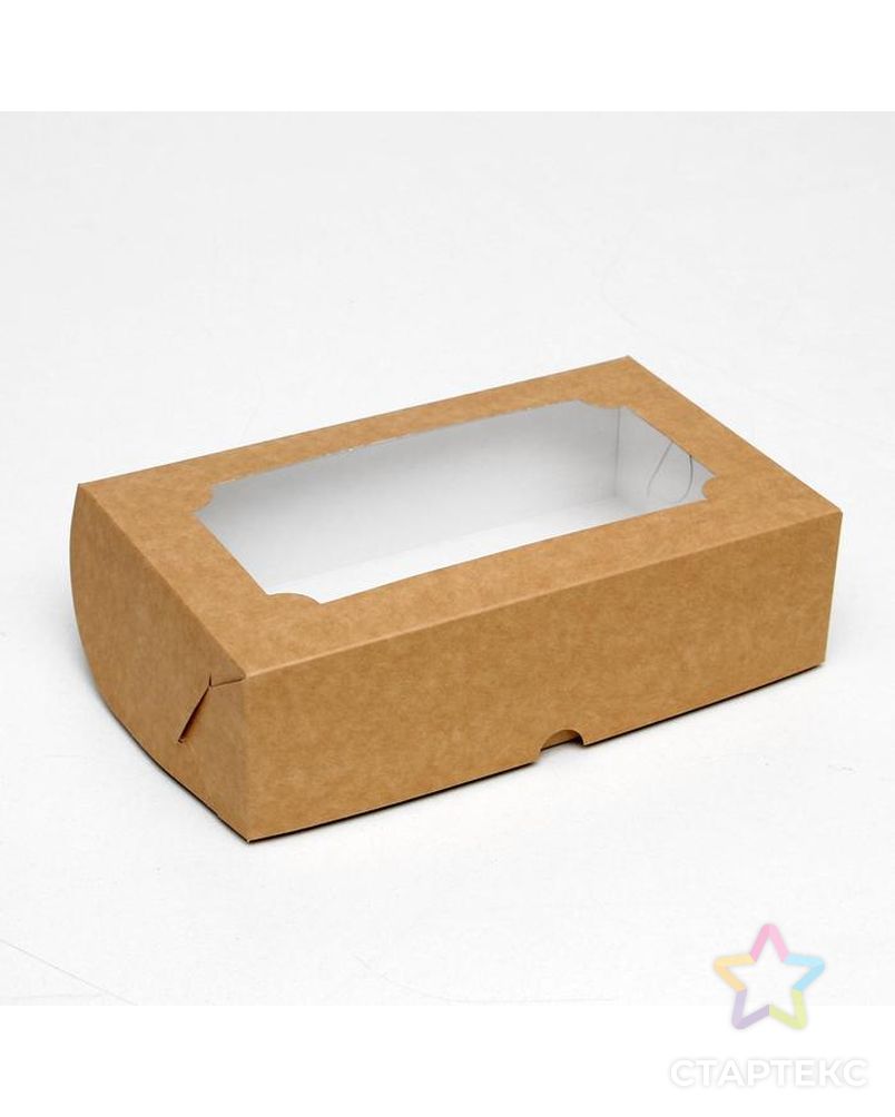 Коробка складная под зефир,белый, 25 х 15 х 7 см арт. СМЛ-101275-2-СМЛ0005136203 1