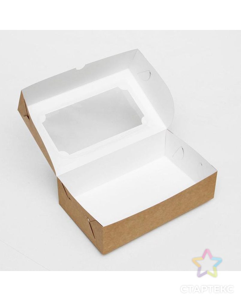 Коробка складная под зефир,белый, 25 х 15 х 7 см арт. СМЛ-101275-2-СМЛ0005136203 2