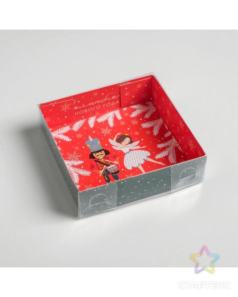 Коробка для макарун  «Сказка», 12 × 12 × 3 см арт. СМЛ-92102-1-СМЛ0005139803 2