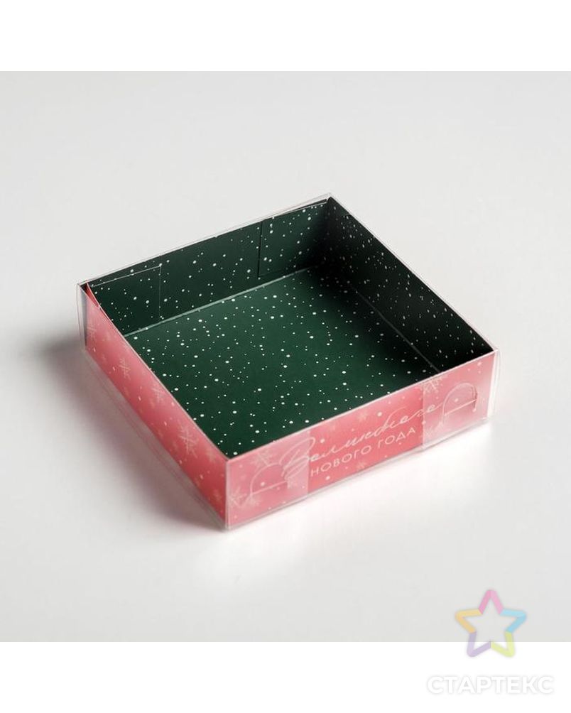 Коробка для макарун  «Сказка», 12 × 12 × 3 см арт. СМЛ-92102-1-СМЛ0005139803 3