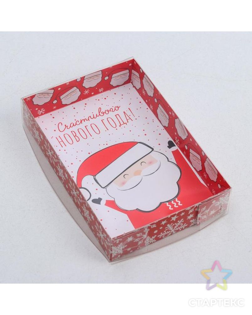 Коробка для макарун «Счастливого Нового Года!», 17 × 12 × 3 см арт. СМЛ-92118-1-СМЛ0005139832 2