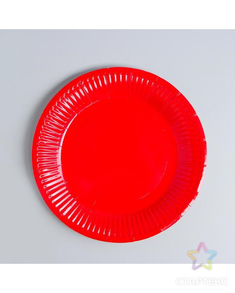Набор посуды "С Днём Рождения" цвет красный арт. СМЛ-115383-1-СМЛ0005142352