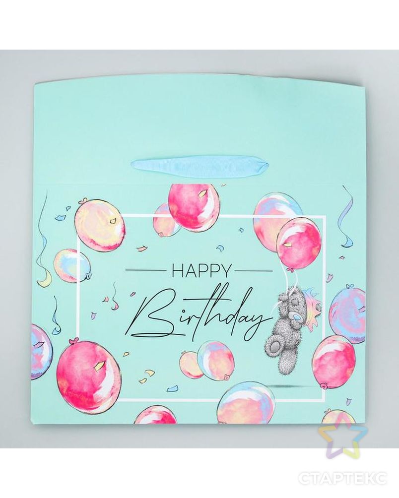 Пакет-коробка "Happy Birthday", Me To You, 20 x 28 x 13 см арт. СМЛ-110677-1-СМЛ0005142503 2