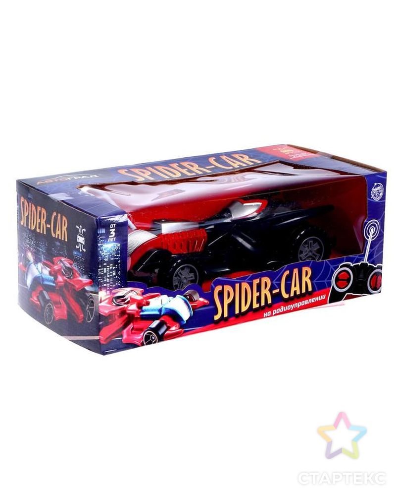 Машина радиоуправляемая Spider-Car, работает от батареек, МИКС арт. СМЛ-129233-1-СМЛ0005155383 5