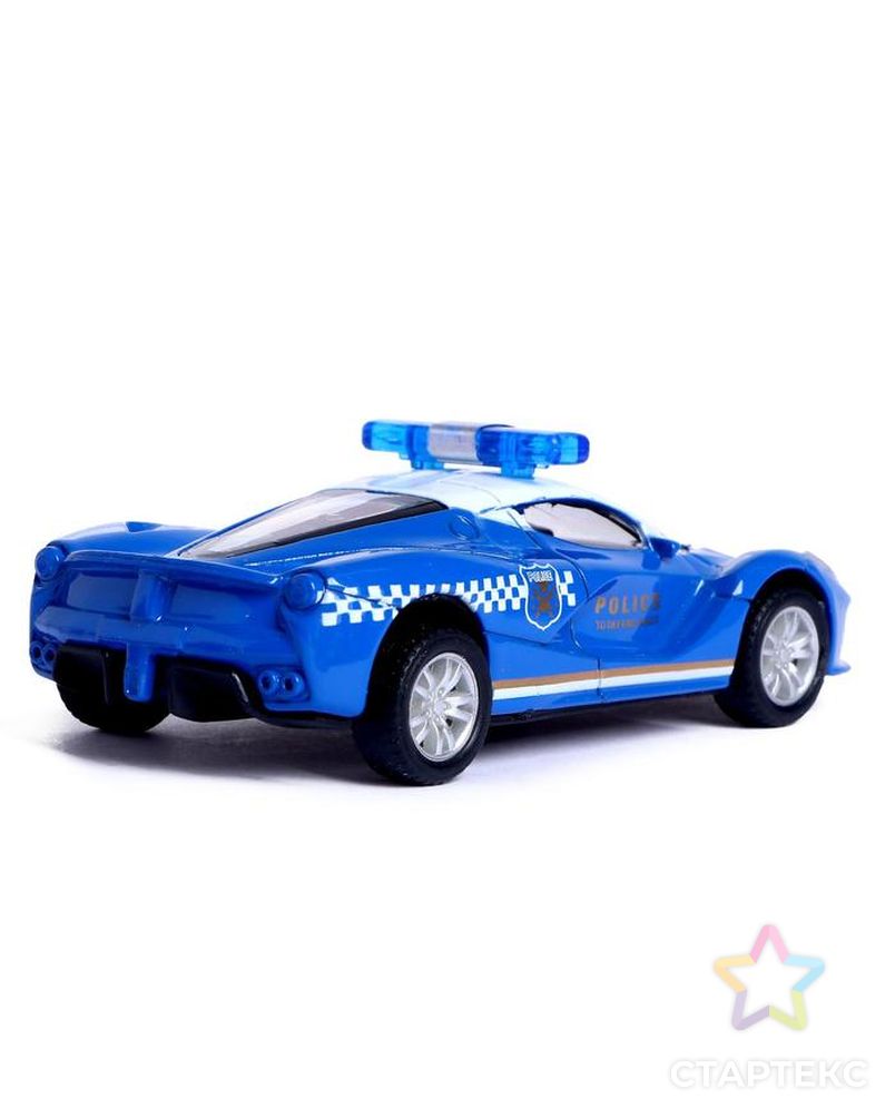 Машина металлическая «Полиция», инерционная, масштаб 1:43, МИКС арт. СМЛ-128431-1-СМЛ0005155963 3