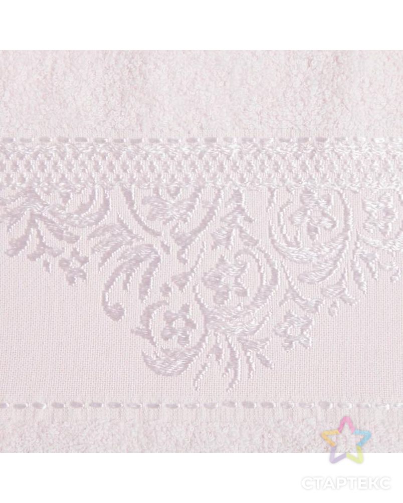 Полотенце махровое Yasemin 30х50 см, цвет розовый арт. СМЛ-111288-1-СМЛ0005160924 2