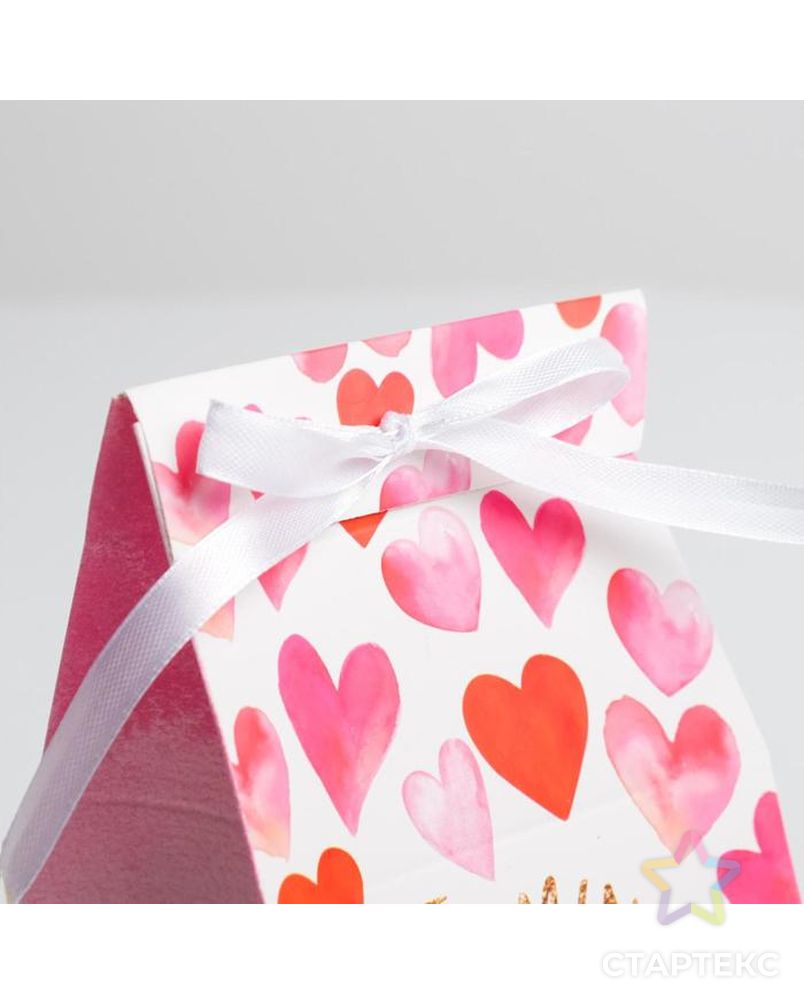 Упаковка для кондитерских изделий «Тому, кто украл мое сердечко», 8 × 10 × 16 см арт. СМЛ-128272-1-СМЛ0005161334 4