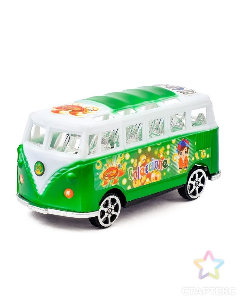 Автобус инерционный «Микроавтобус», цвета МИКС арт. СМЛ-62153-1-СМЛ0000516286 1