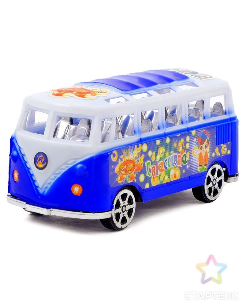 Автобус инерционный «Микроавтобус», цвета МИКС арт. СМЛ-62153-1-СМЛ0000516286 4