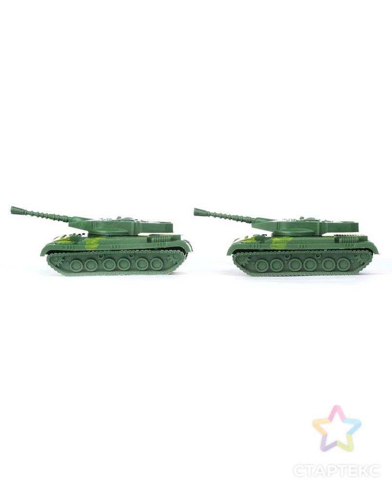 Паровоз инерционный «Военный», с танками, цвета МИКС арт. СМЛ-62154-1-СМЛ0000516292 6