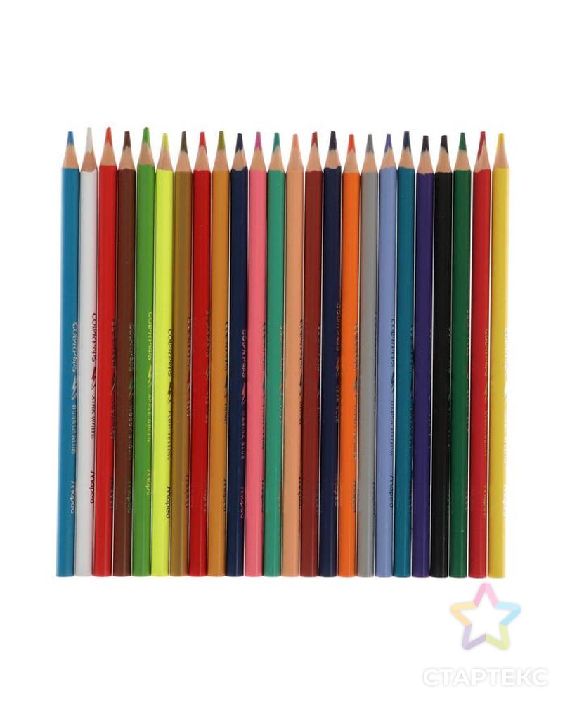 Карандаши 24 цвета Maped Color Peps Strong пластиковые, повышенной прочности, европодвес арт. СМЛ-177787-1-СМЛ0005163633 3