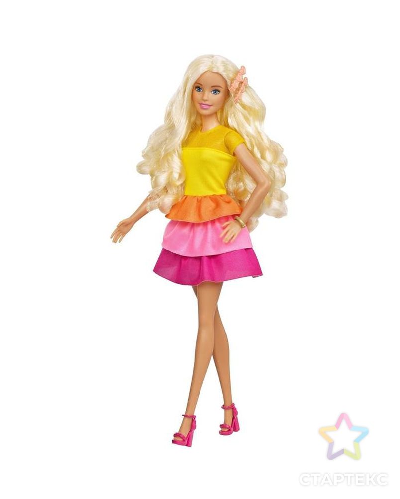 Кукла Барби в модном наряде, с аксессуарами для волос арт. СМЛ-111633-1-СМЛ0005178754 6
